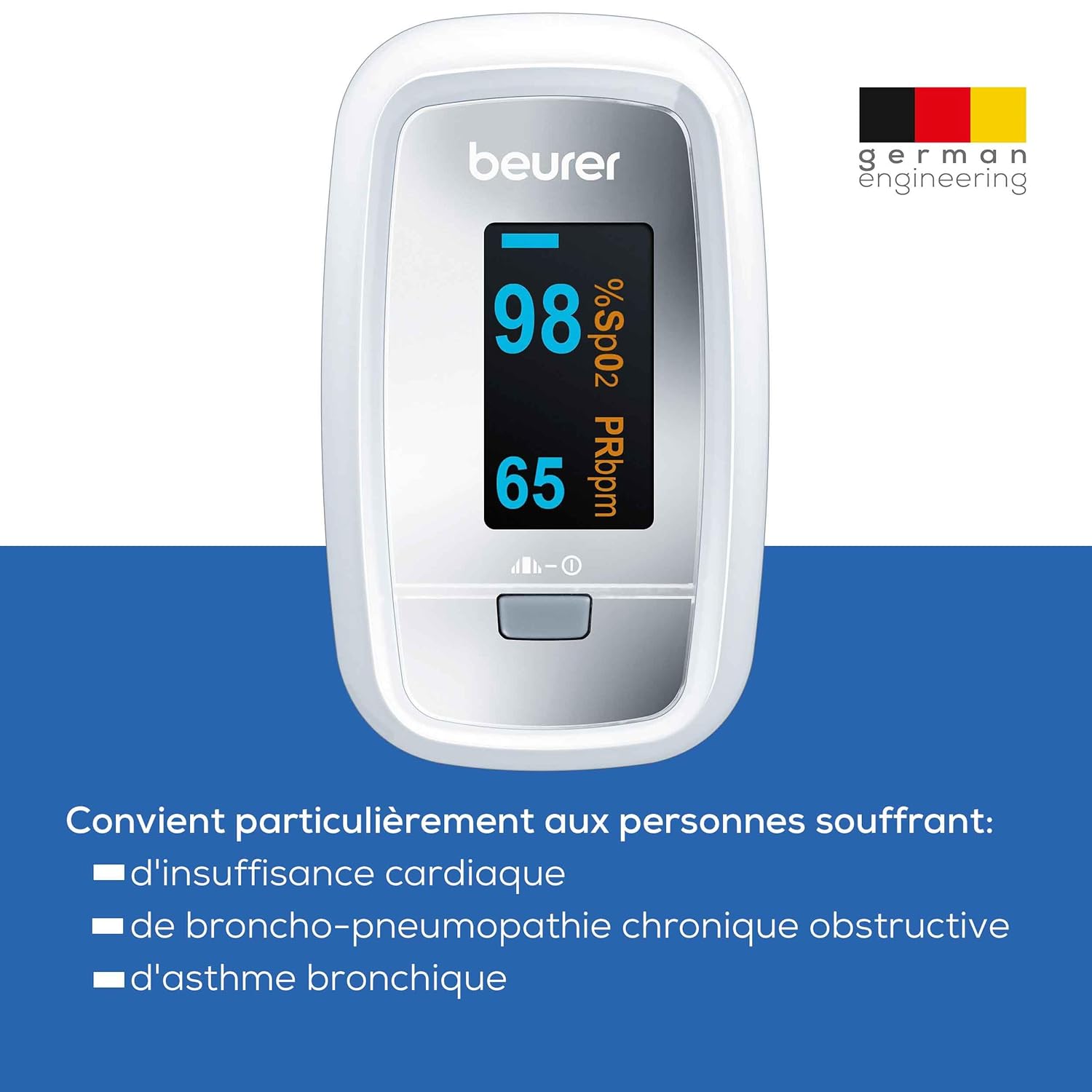 Detalle de Beurer PO 30 Oxymètre de pouls 57 g