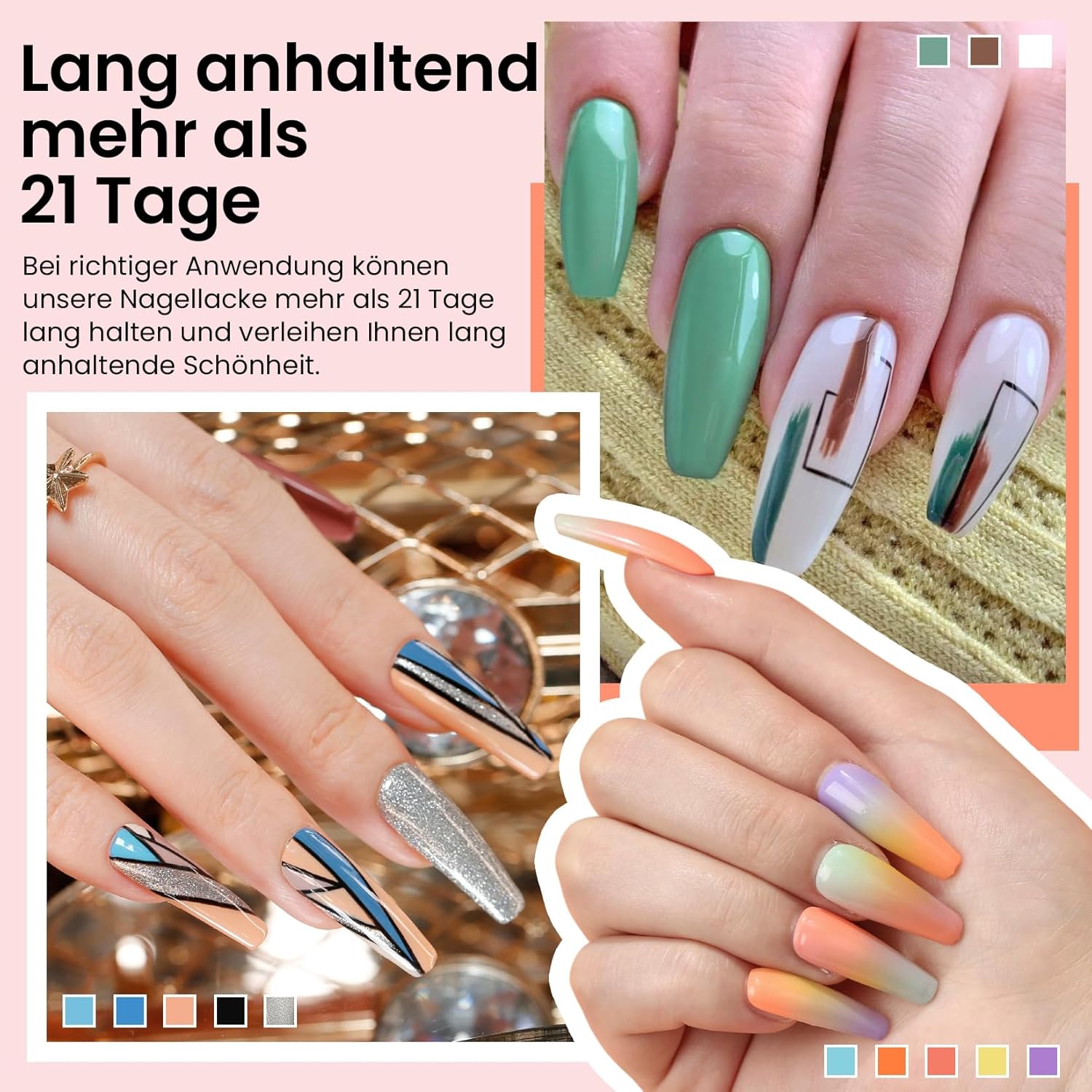 Thumbnail 3 de VANREESA U V Nagellack Set 50 Stück 💅