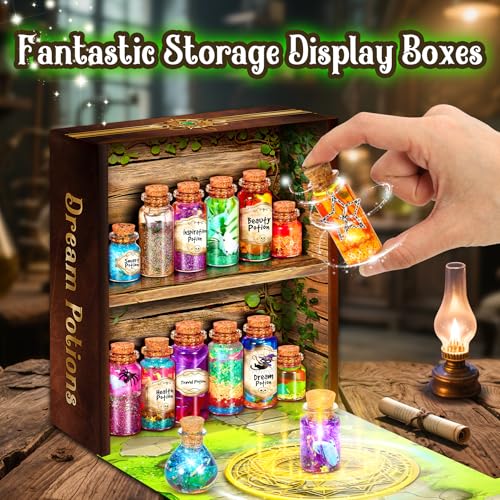 Thumbnail 5 de Subtail Pociones Mágicas Niñas: Kit de Manualidades para Crear 20 Pociones y Decorar Botellas