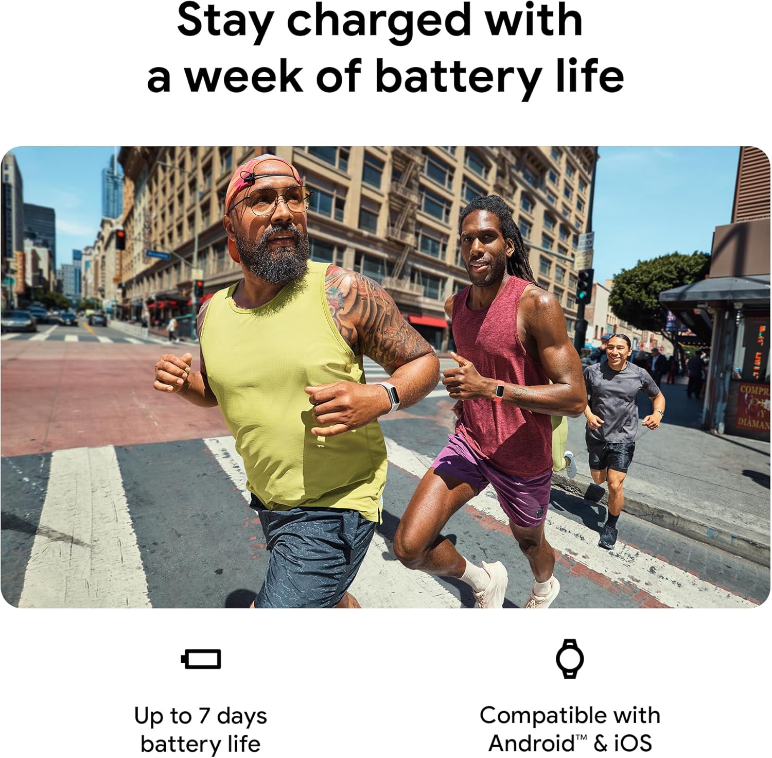 Detalle de Google Fitbit Charge 6 Activity Tracker with Google Health, Obsidian/Black Aluminium: A pragmatic step up for daily wellness