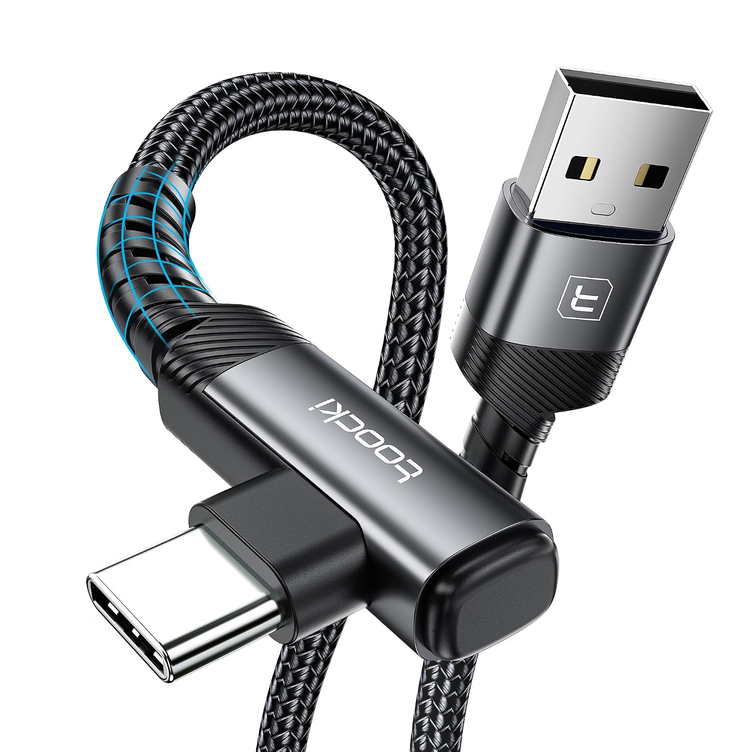 Detalle de toocki USB-C-Kabel 3M 3A USB-A auf USB-C