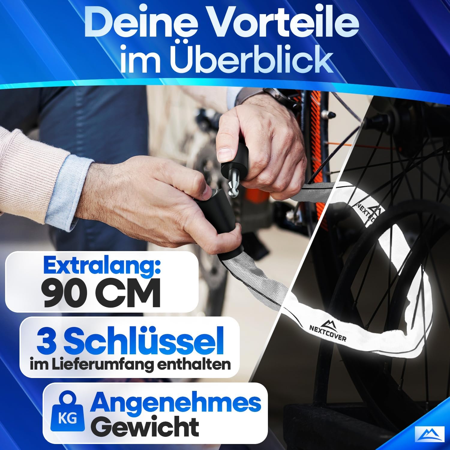 Thumbnail 6 de NEXTCOVER LockOne Fahrradschloss 90 cm