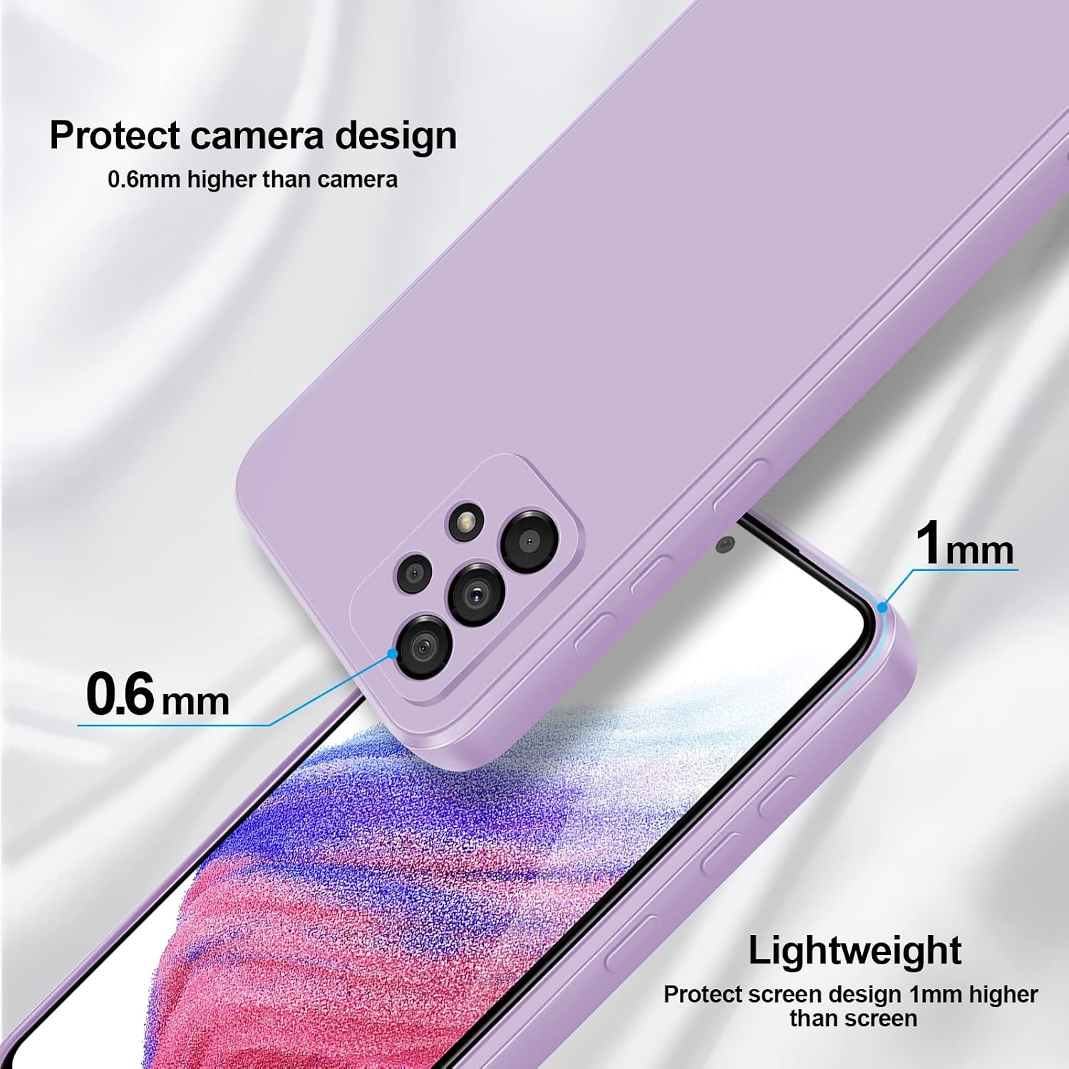 Detalle 2 de GiiYoon Silicone Case for Samsung Galaxy A53