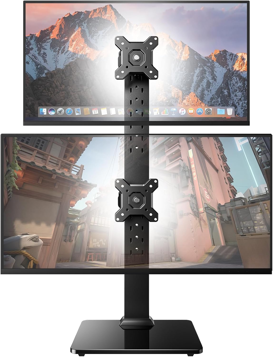 Detalle de HUANUO Monitorhalterung 2 Monitore übereinander