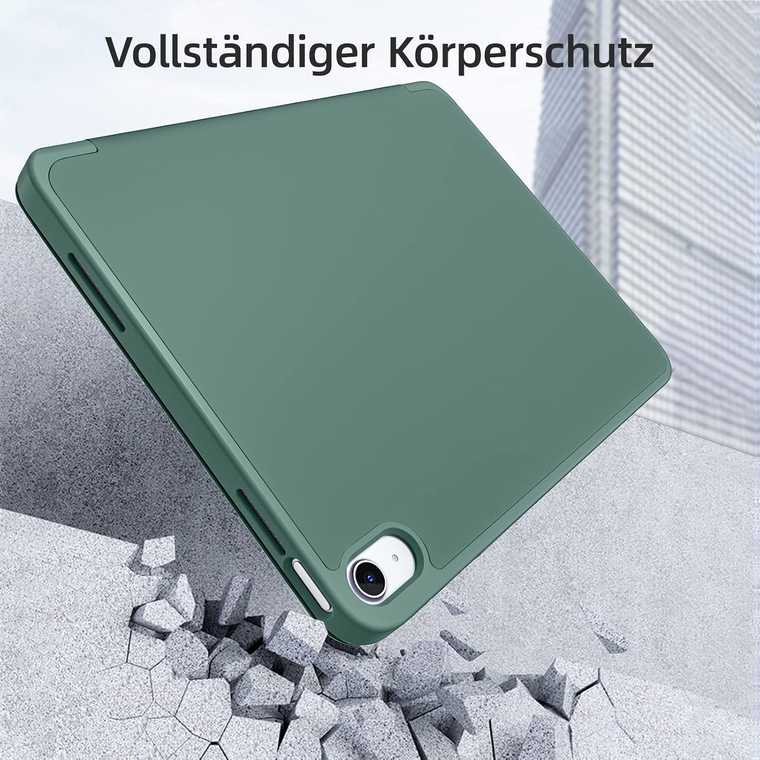 Thumbnail 6 de Vobafe Hülle für iPad A16 11 Zoll, 10,9 Zoll, kieferngrün