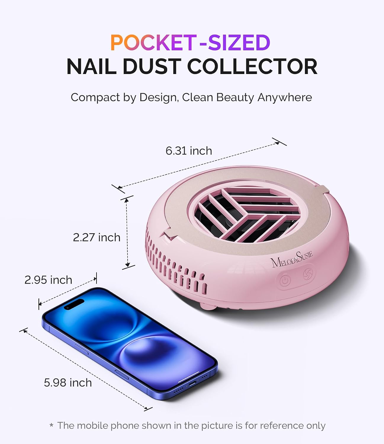 Thumbnail 6 de MelodySusie HProA 6000RPM Pocket Nail Dust Collector