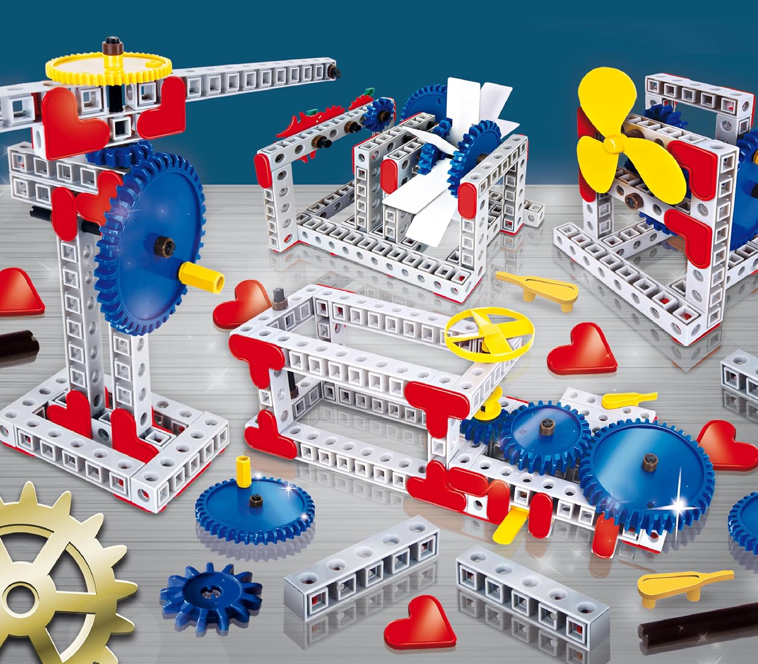 Detalle de Lisciani I'm a Genius Science - Engineering Lab – zestaw do budowy maszyn