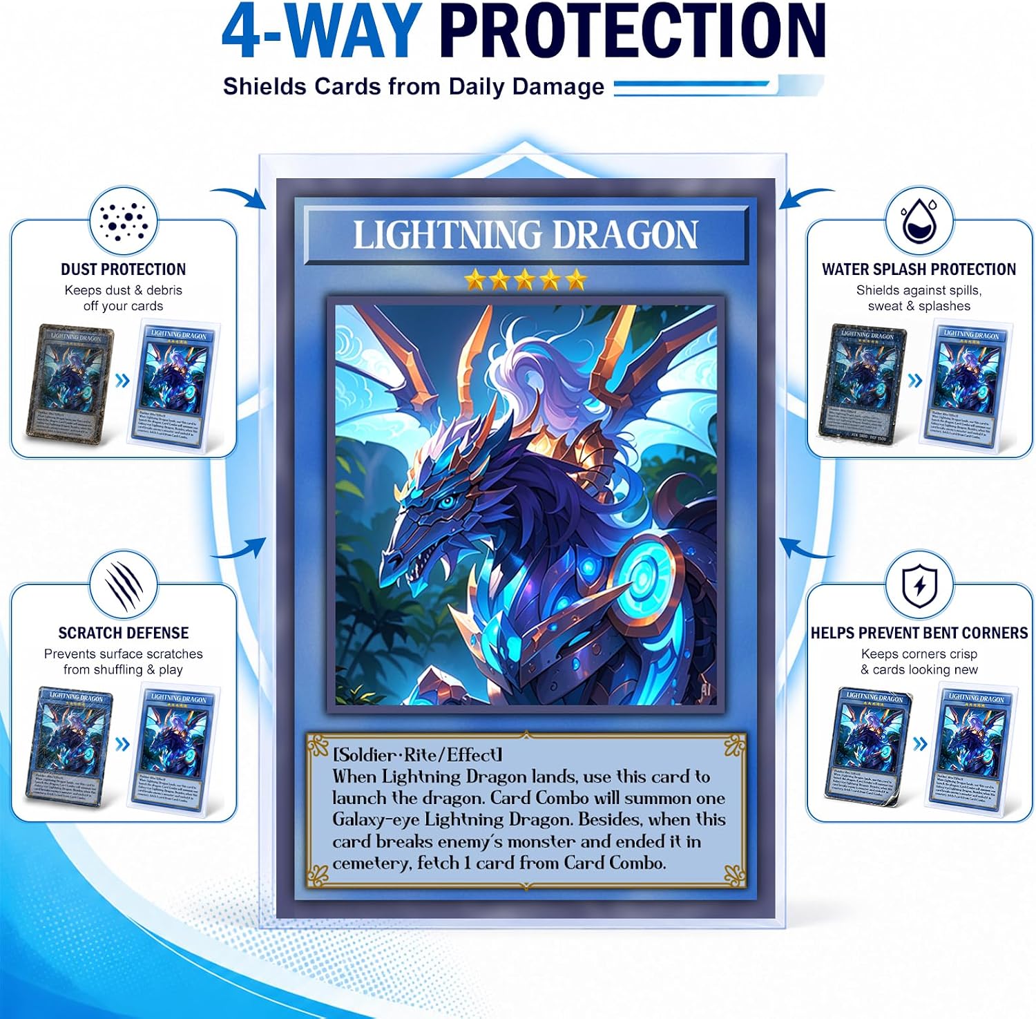 Thumbnail 5 de 1000 Count Card Sleeves Top Loaders ⚙
