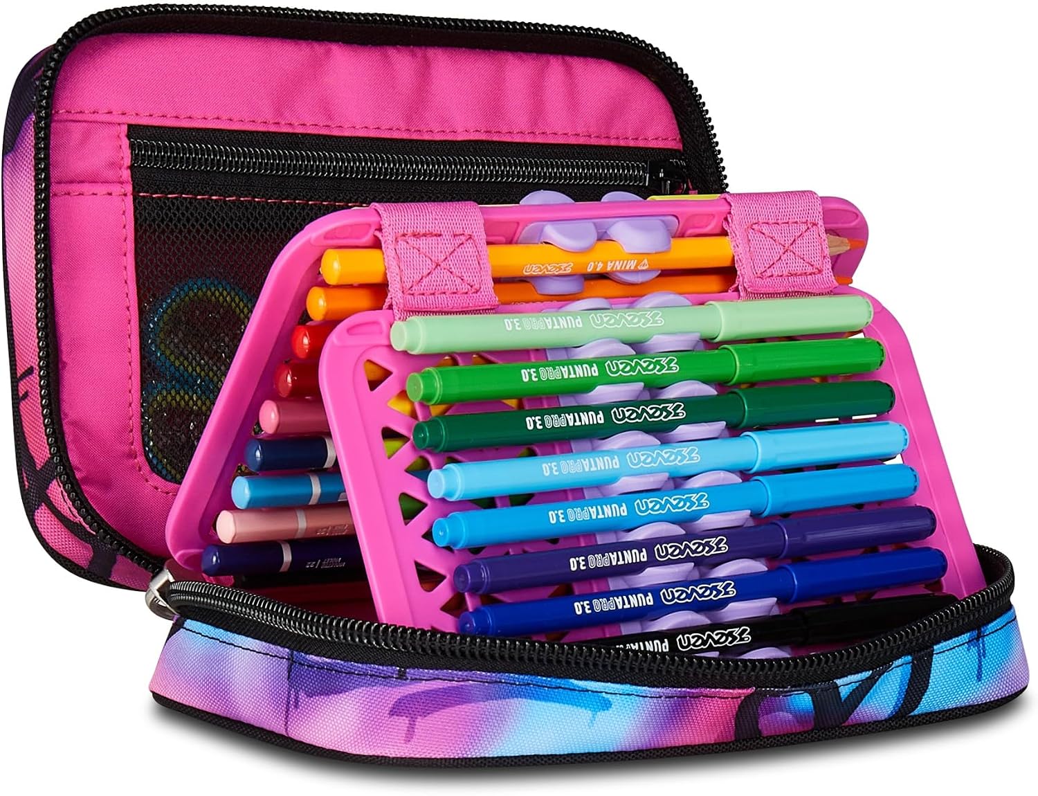 Detalle de Seven Astuccio Scuola Speed Pad SPRINT PAINT GIRL, Multicolore: versatilità pronta all’uso