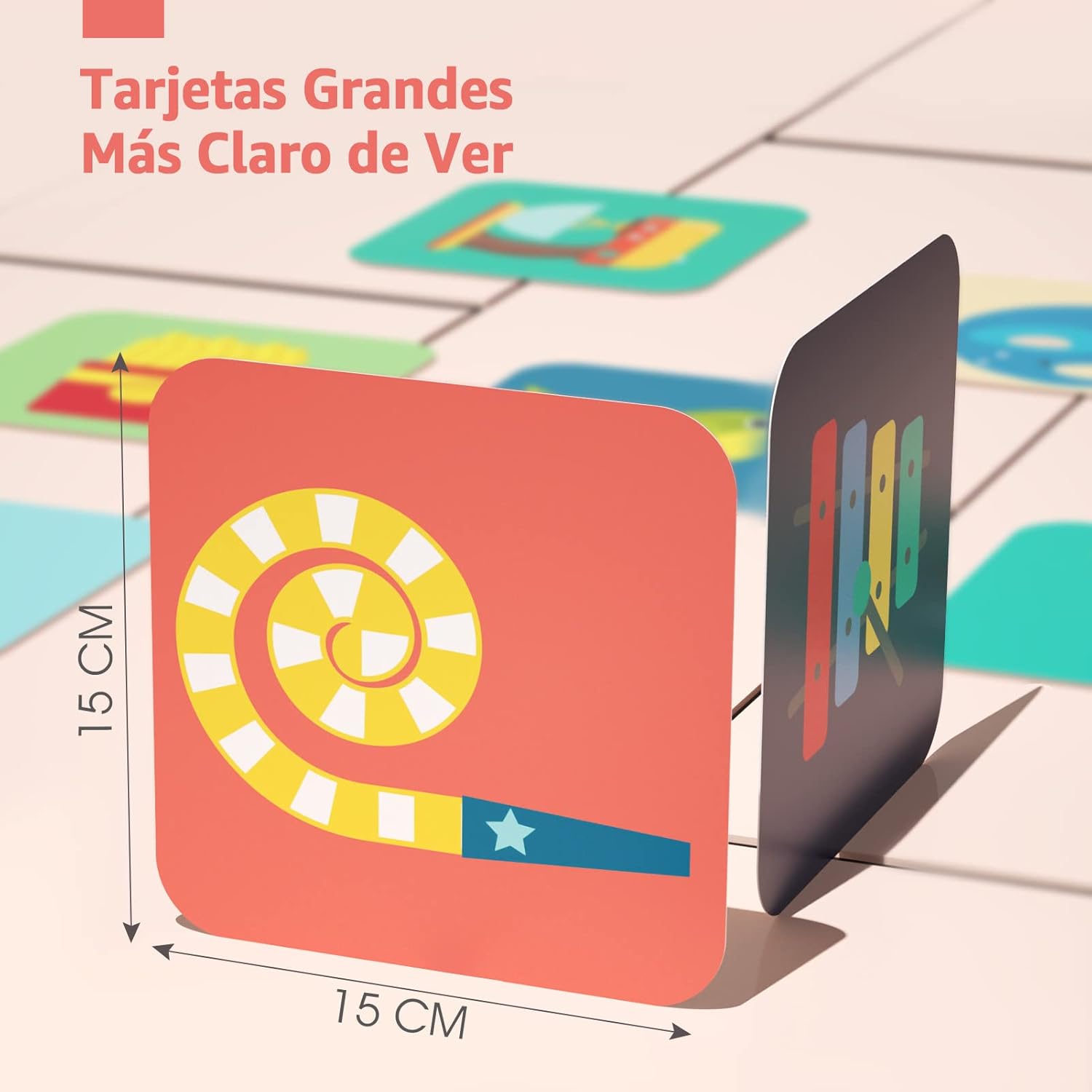 Thumbnail 6 de hahaland Flashcards 80 piezas estimulación visual