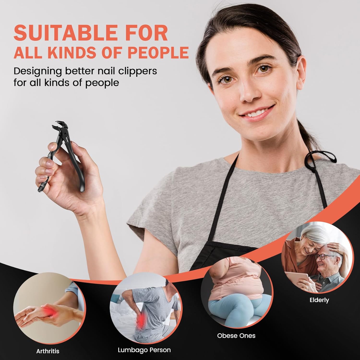 Thumbnail 5 de BEZOX Ergonomic Nail Clipper for Seniors 👈 wait