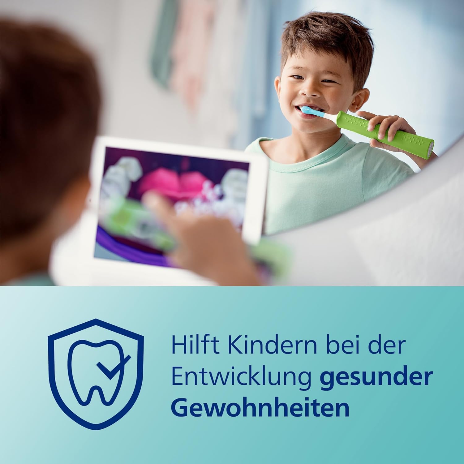 Thumbnail 4 de Philips Sonicare For Kids HX6352/11 elektrische Schallzahnbürste