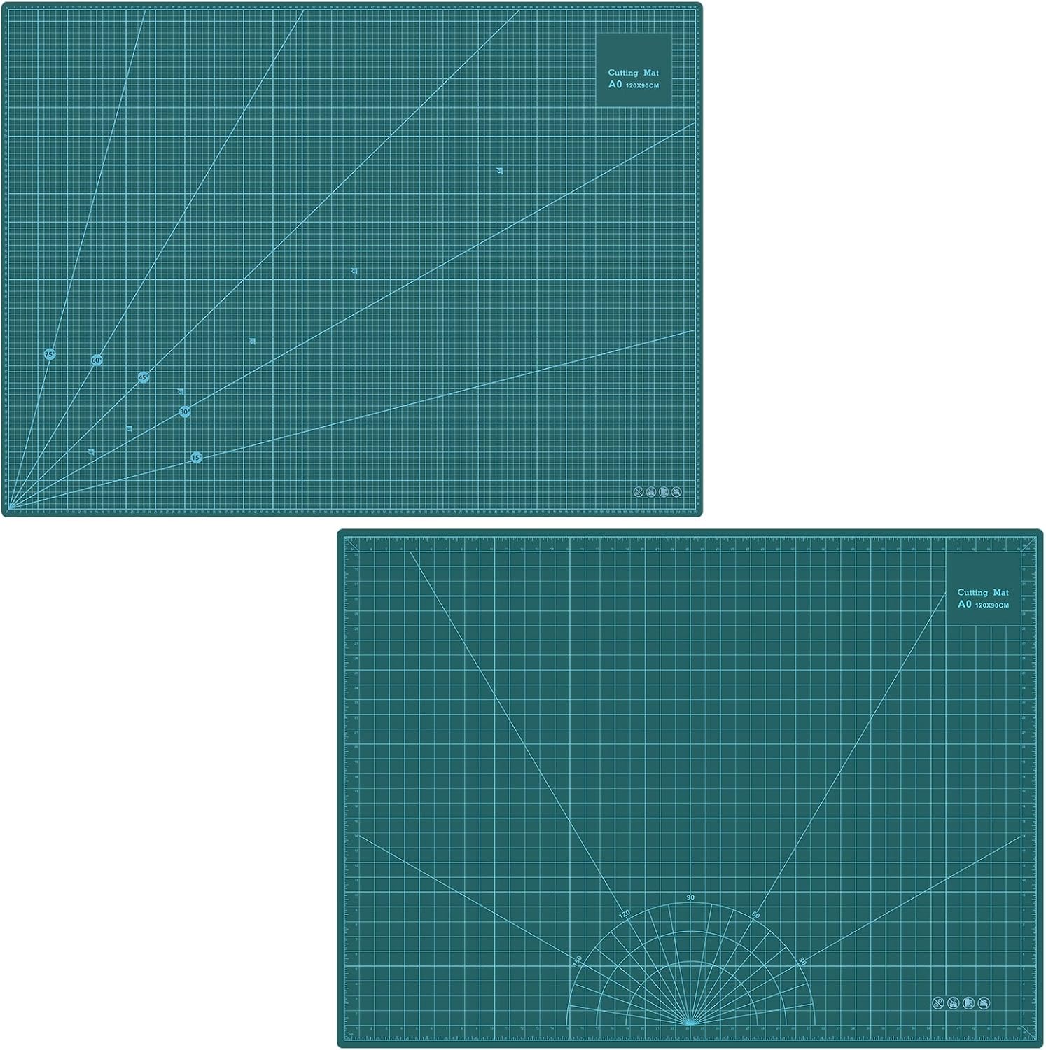 Detalle 2 de Tujurich 35" x 47" Self-Healing Cutting Mat, Double-Sided Vinyl Craft Mat
