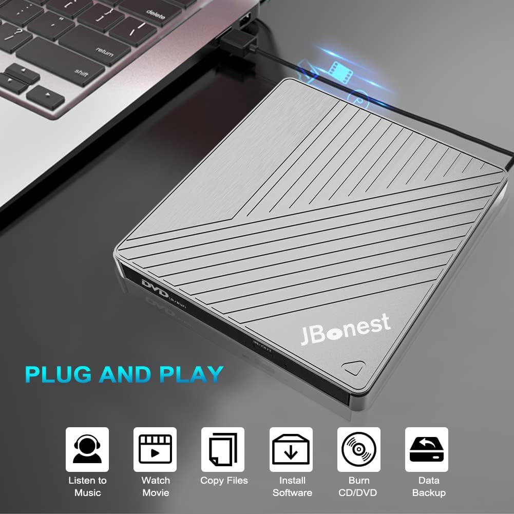 Detalle 2 de Externes CD DVD Laufwerk USB 3.0 Typ-C