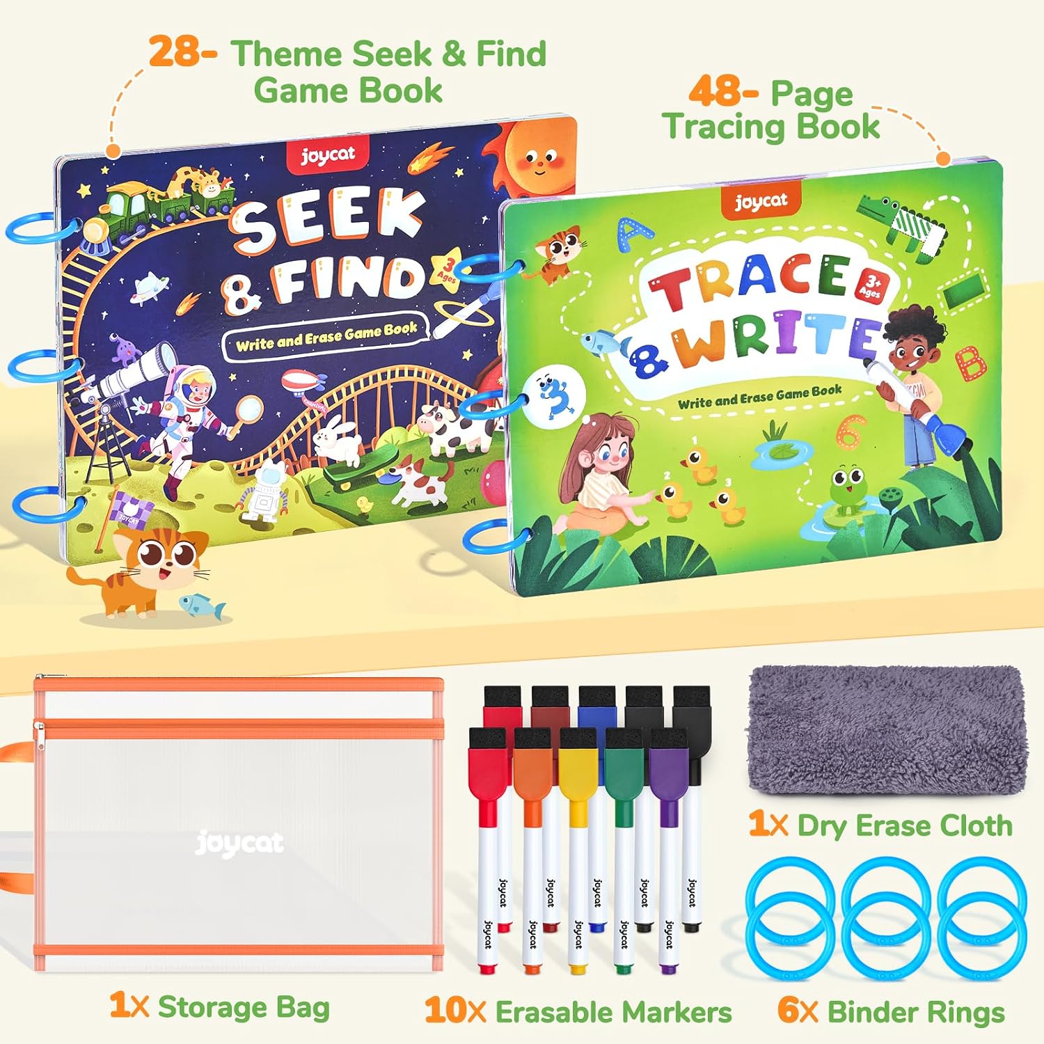 Detalle 2 de JoyCat 2 Pack Preschool Learning Set