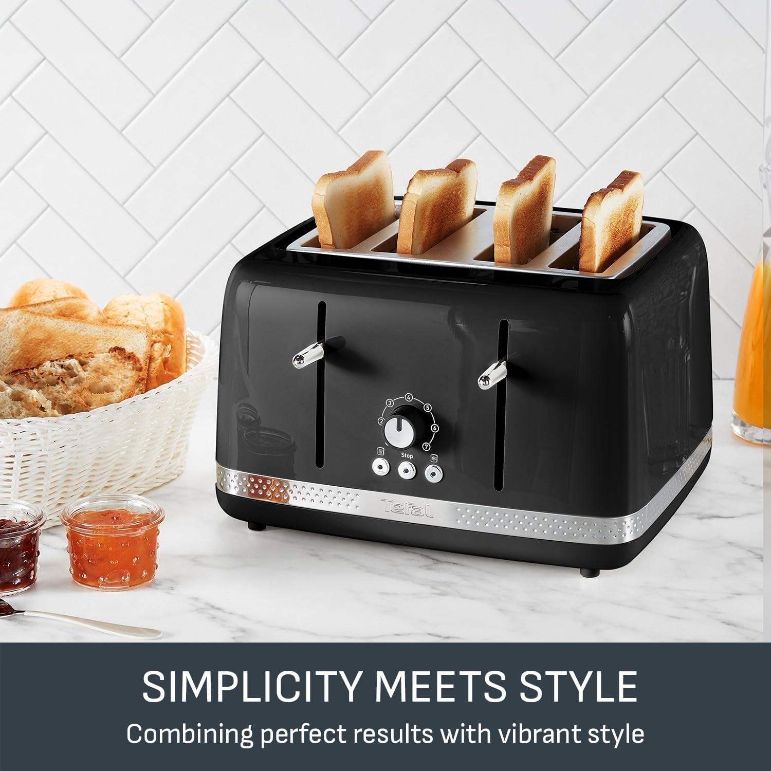 Detalle 2 de Tefal TF3058G0 4-slot toaster 1430W