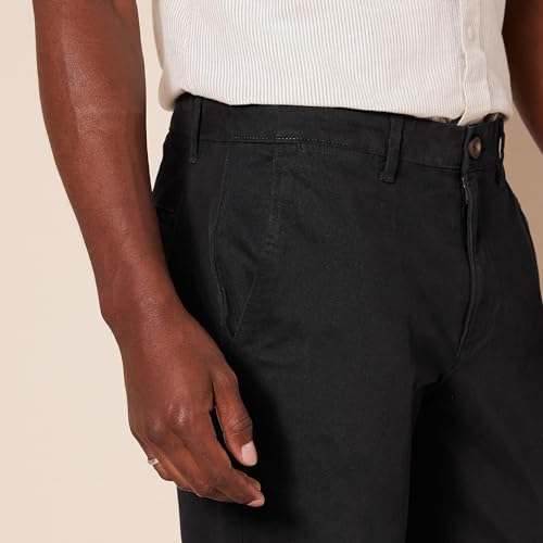 Detalle 1 de Amazon Essentials chinos pitillo negro 28W 30L