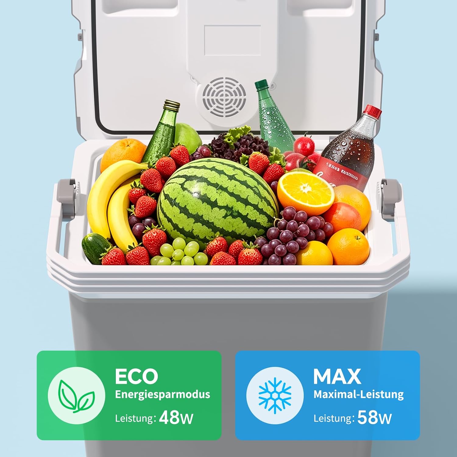 Detalle de TOOHUB 32L Kühlbox – effiziente Thermoelektrik für Camping, Auto und Zuhause