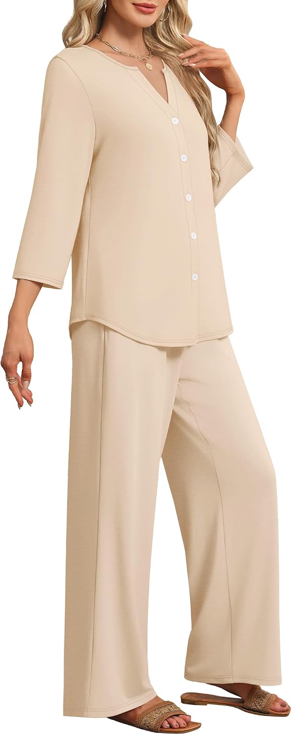 Thumbnail 3 de OFEEFAN Women's Loungewear Set, Polyester Blend