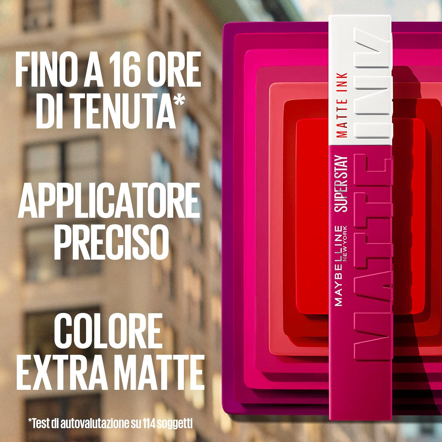 Detalle de Maybelline New York SuperStay Matte Ink 325 – Tinta labbra a lunga durata