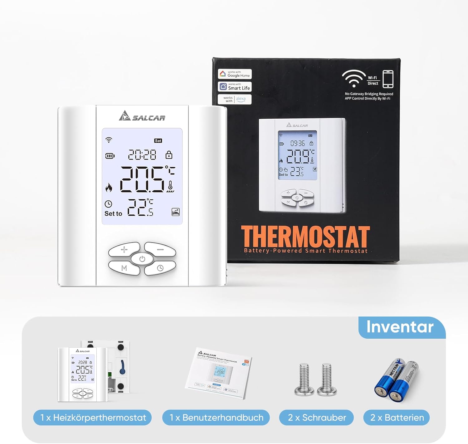 Thumbnail 6 de SALCAR Termostato conectado WiFi programable para caldera