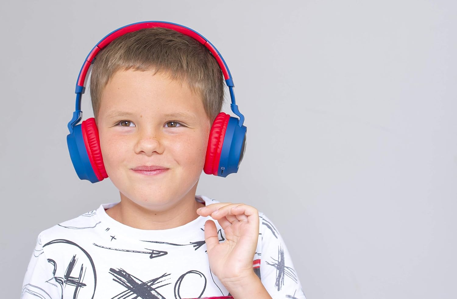 Thumbnail 2 de PowerLocus Casque Enfant Bluetooth — Audio sans Fil, volume limité à 85 dB, LED et micro intégré