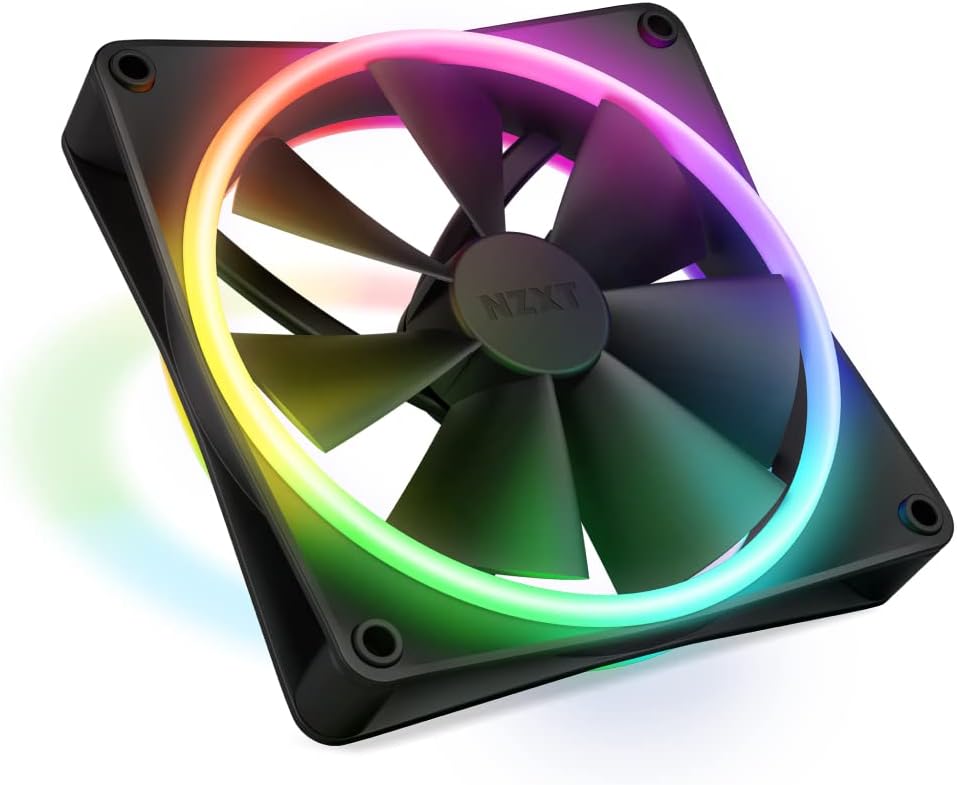 Thumbnail 2 de NZXT F120 RGB Fans (RF-R12TF-W1) – 120-mm-RGB-Lüfter mit Controller für leise Kühlung