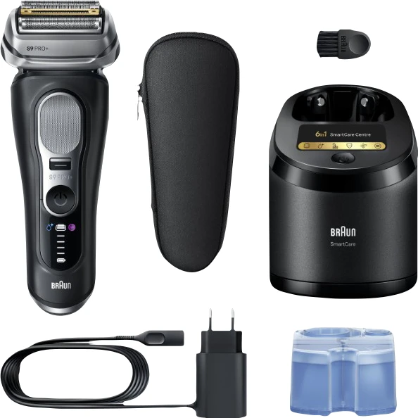Detalle 2 de Braun Series 9 Pro+ 9660CC Schwarz Rasierer 🪒