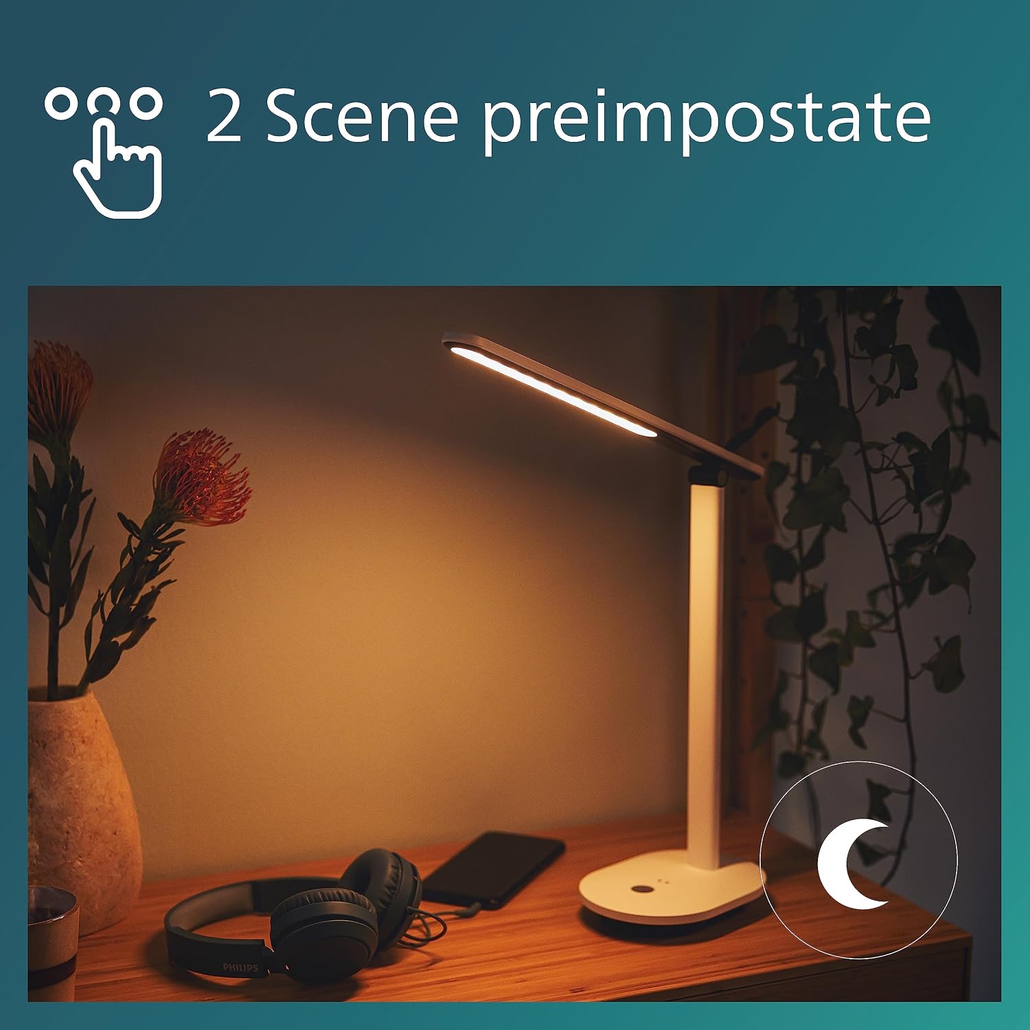 Thumbnail 9 de Philips Lighting 8719514420410 Lámpara Flexo Blanca