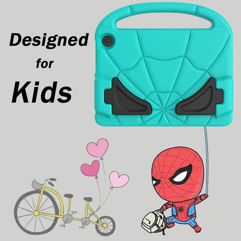 Detalle 2 de Case for 8-inch Tablet for Kids (Not Fits Samsung iPad 8-inch) – Lightweight, Shockproof Turquoise