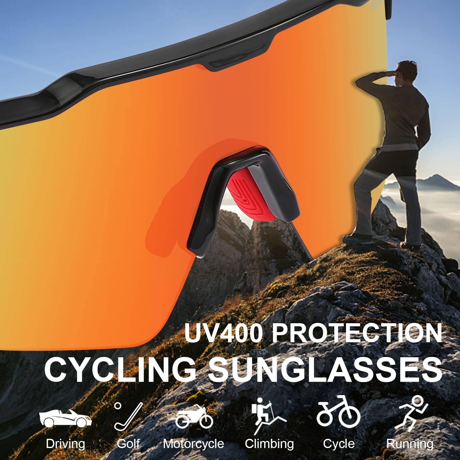 Thumbnail 2 de PUKCLAR cycling sunglasses UV400 TR90