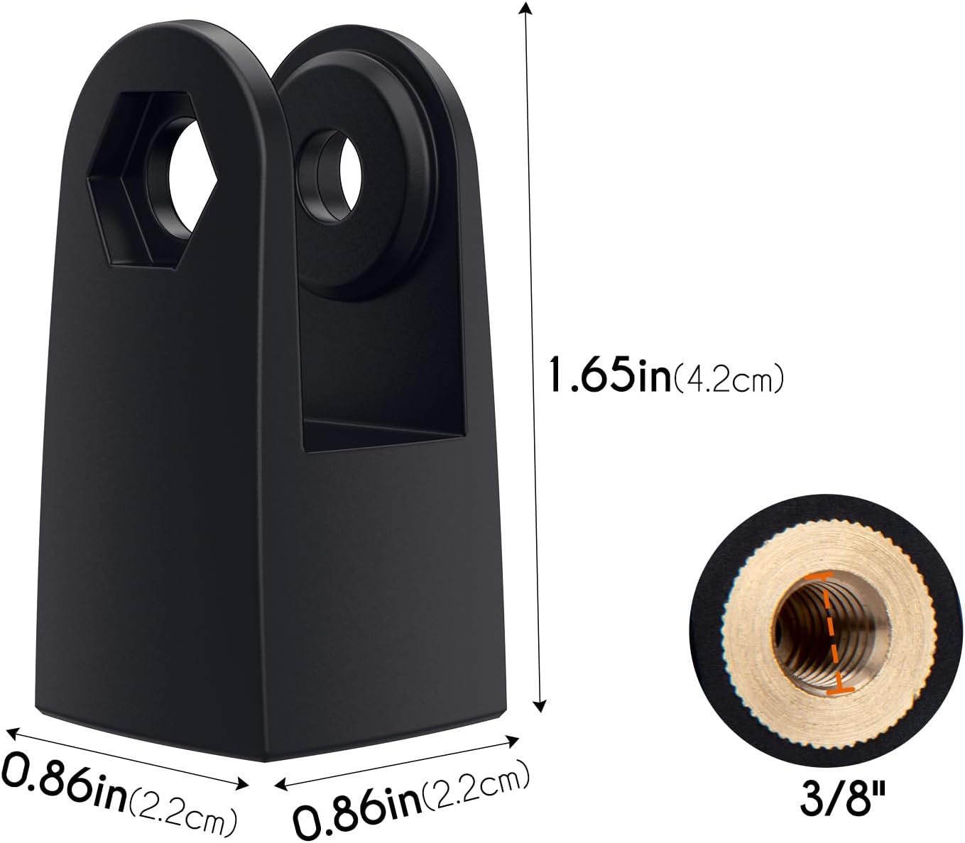 Detalle 2 de SUNMON HyperX QuadCast Microphone Mount Adapter, 3/8-Inch Thread