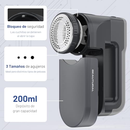 Thumbnail 4 de BEAUTURAL Rasoir Électrique à Peluches USB C