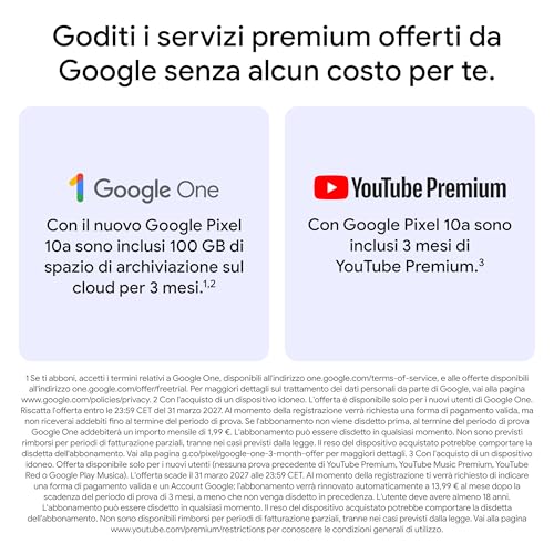 Thumbnail 10 de Google Pixel 10a 128GB Dark Onyx – Autonomia, Fotografia e Sicurezza al top della fascia media