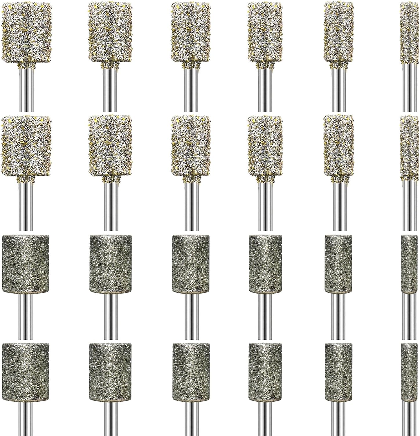 Thumbnail 6 de YURINWOO 12PCS-Diamond Bit-50 Grit diamantfreesset met 3 mm schacht