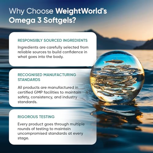 Thumbnail 9 de Omega 3 Fish Oil 2000mg (660mg EPA & 440mg DHA) 240 Softgels by WeightWorld