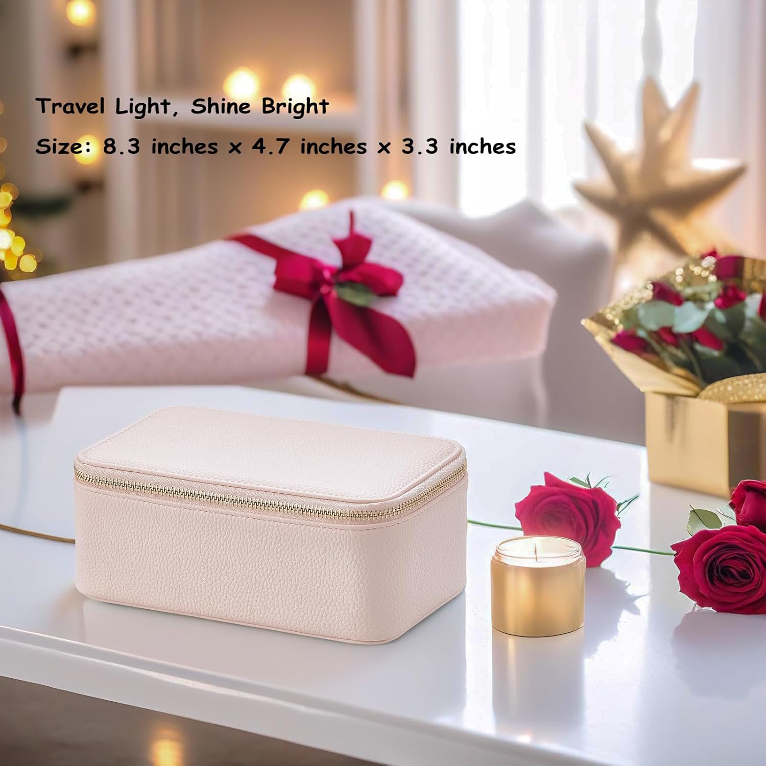 Thumbnail 1 de Vlando Travel Jewelry Box Organizer 12-pocket jewelry case 💍