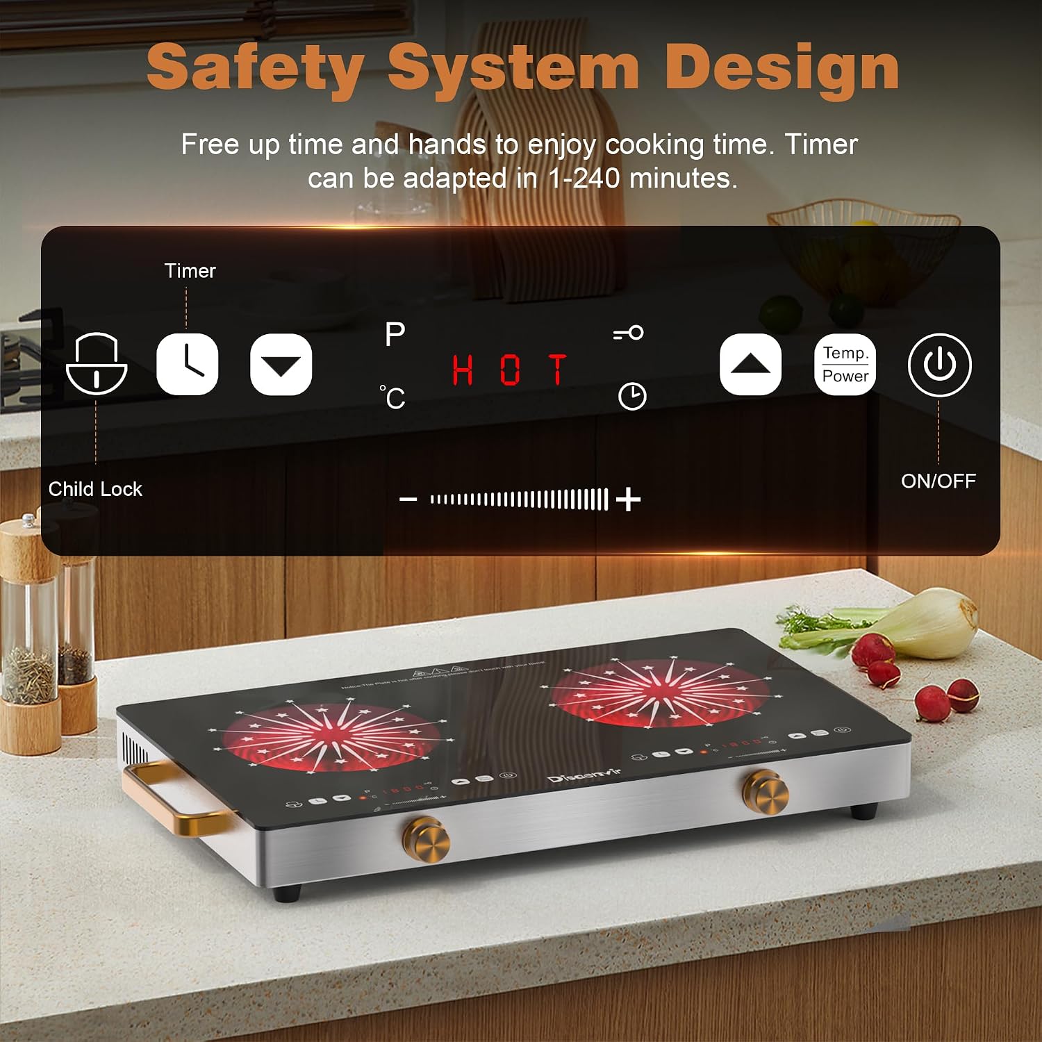 Thumbnail 3 de Disaenvir Electric Cooktop 2000W
