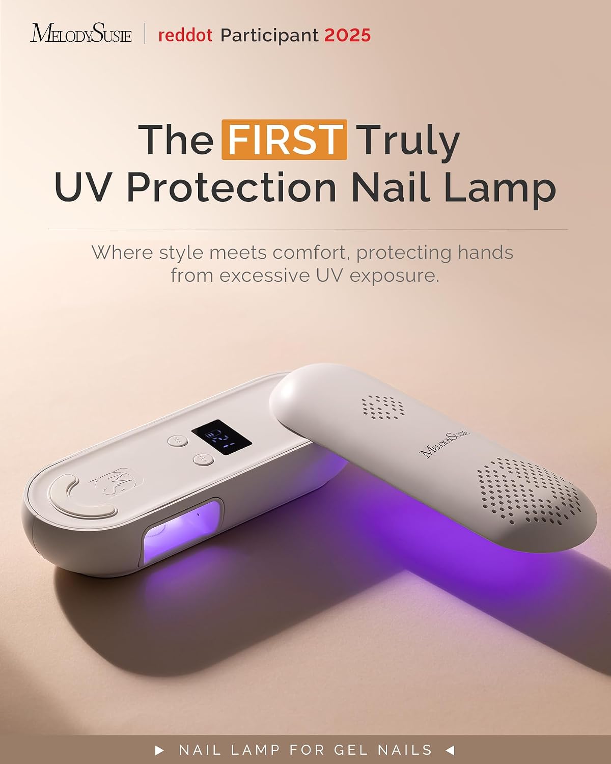 Detalle 2 de MelodySusie P-PLUS20F 7800mAh UV Nail Lamp