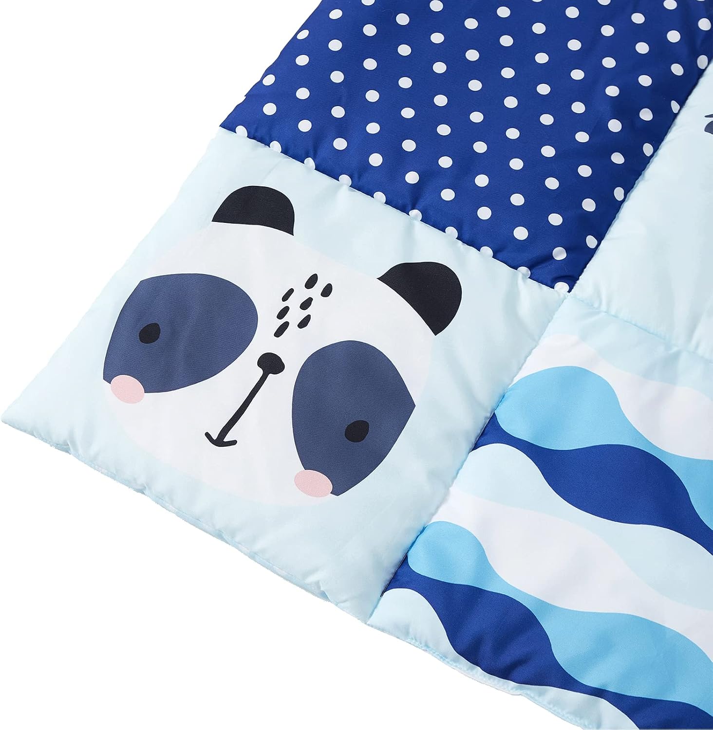 Thumbnail 2 de beeweed animal-themed baby & toddler blanket quilt (84x107cm) – panda, giraffe, koala, zebra