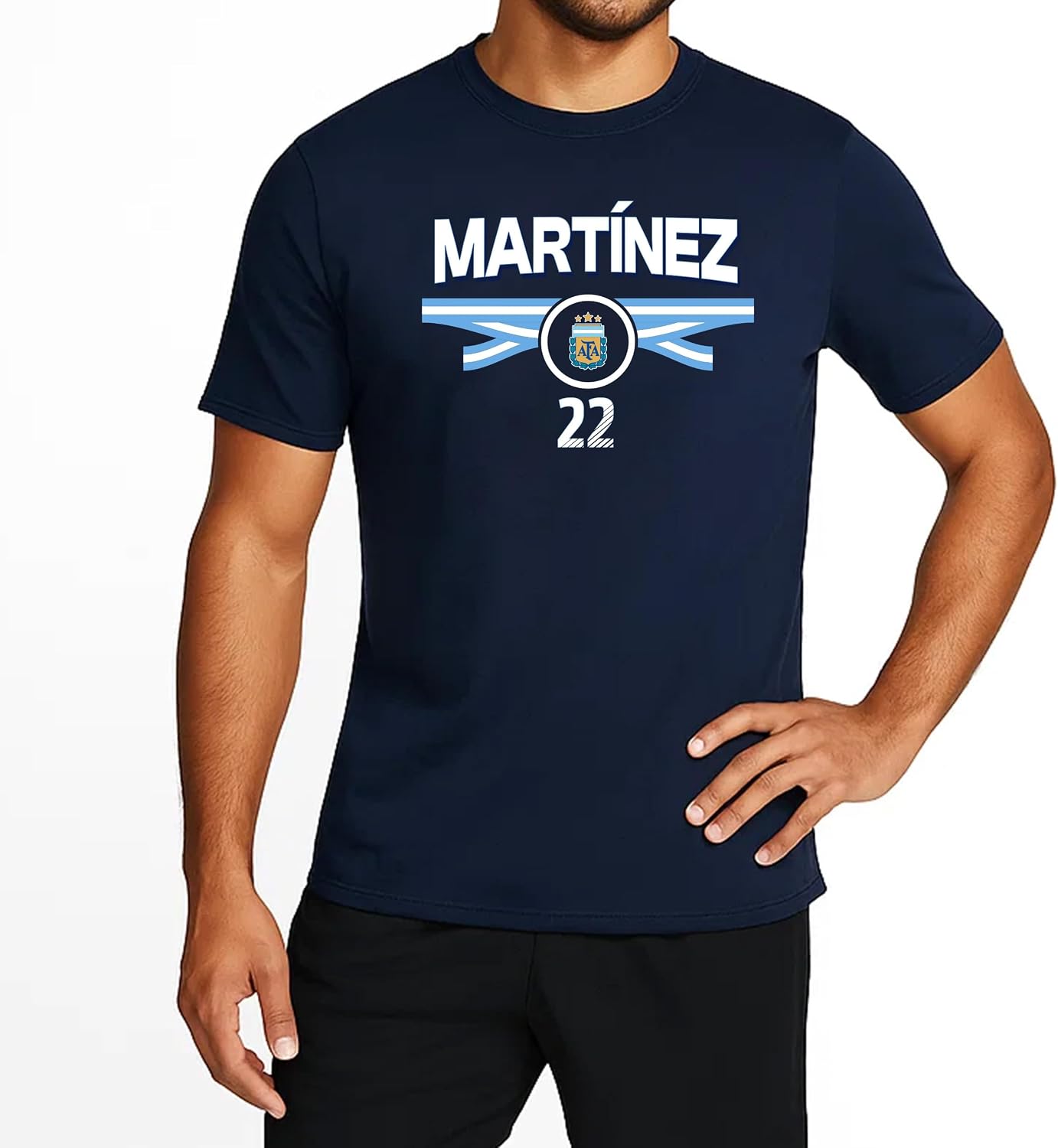 Thumbnail 6 de Icon Sports Officially Licensed Argentina Football Association Cotton T-Shirt (Unisex Adult)