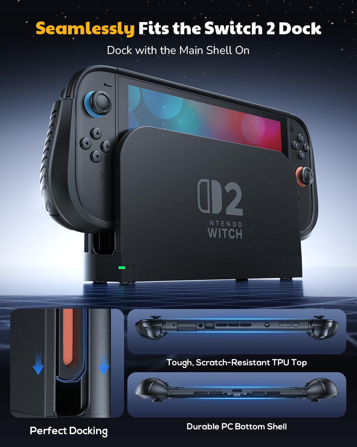 Detalle 2 de FASTSNAIL Switch 2 Protective Case 12-slot