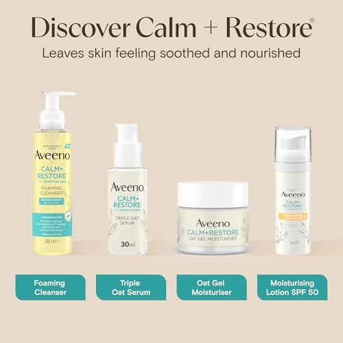 Thumbnail 7 de AVEENO Face CALM+RESTORE Triple Oat Serum for Sensitive Skin (1 x 30ml)