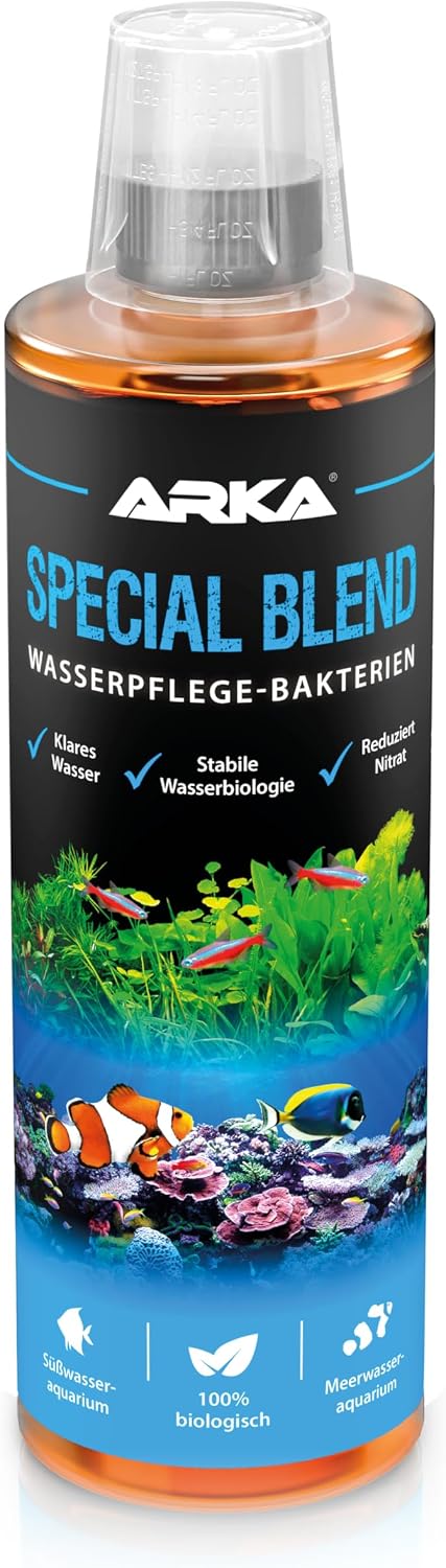 Detalle de Bakterien Aquarium 473 ml – biologische Wasserpflege für klare Beckenbiologie (AR KA Special Blend)