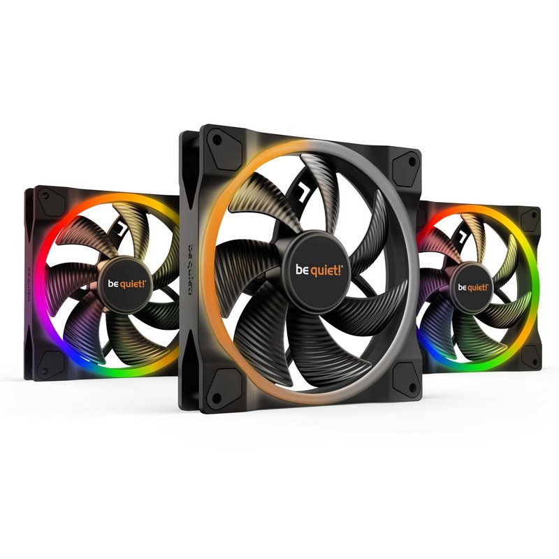 Detalle de Be Quiet! Light Wings Pack 3 Ventiladores 140mm