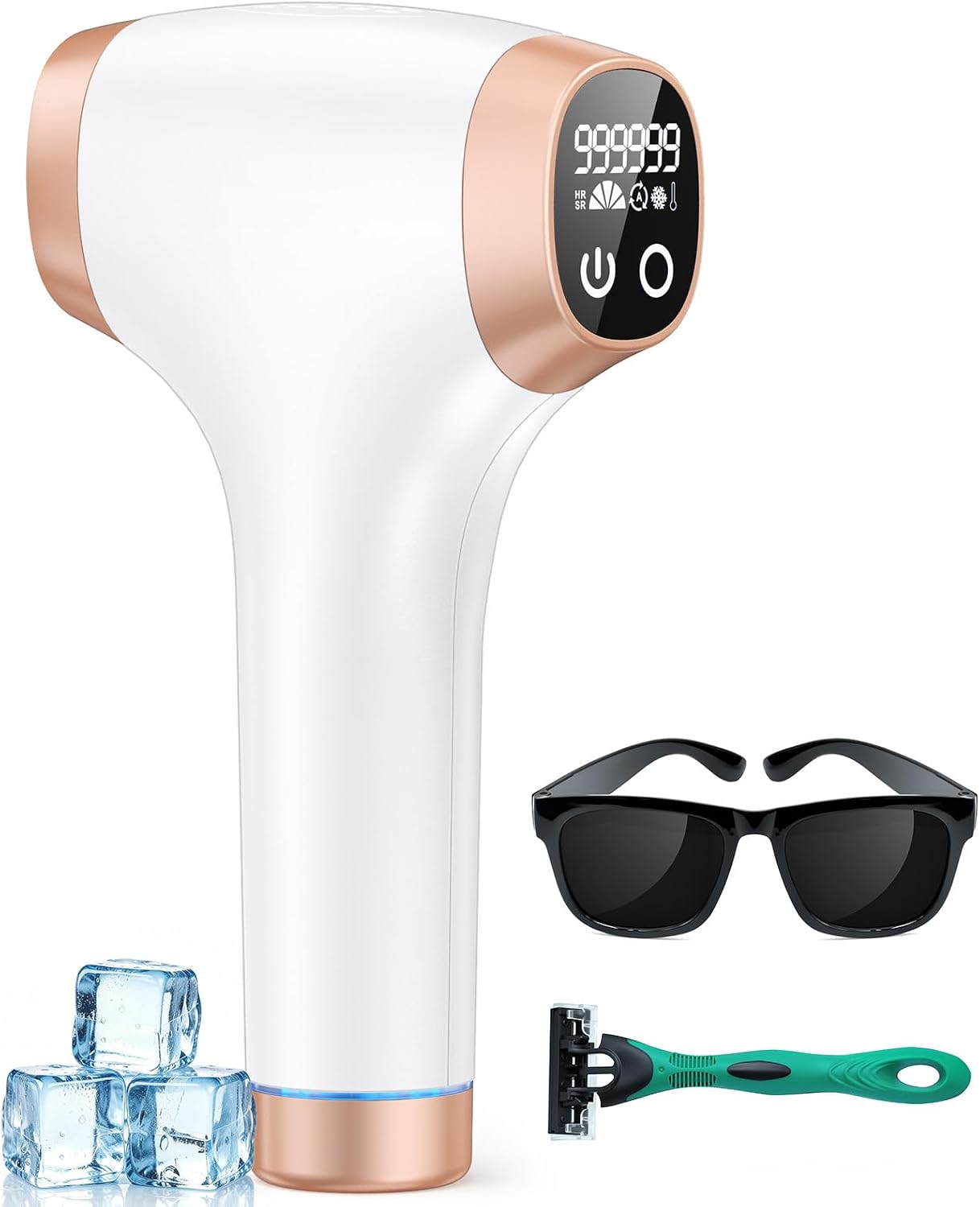 Detalle de miliecimk SLP-B371-1 IPL Hair Remover with Ice Cooling, 2 Modes & 5 Levels