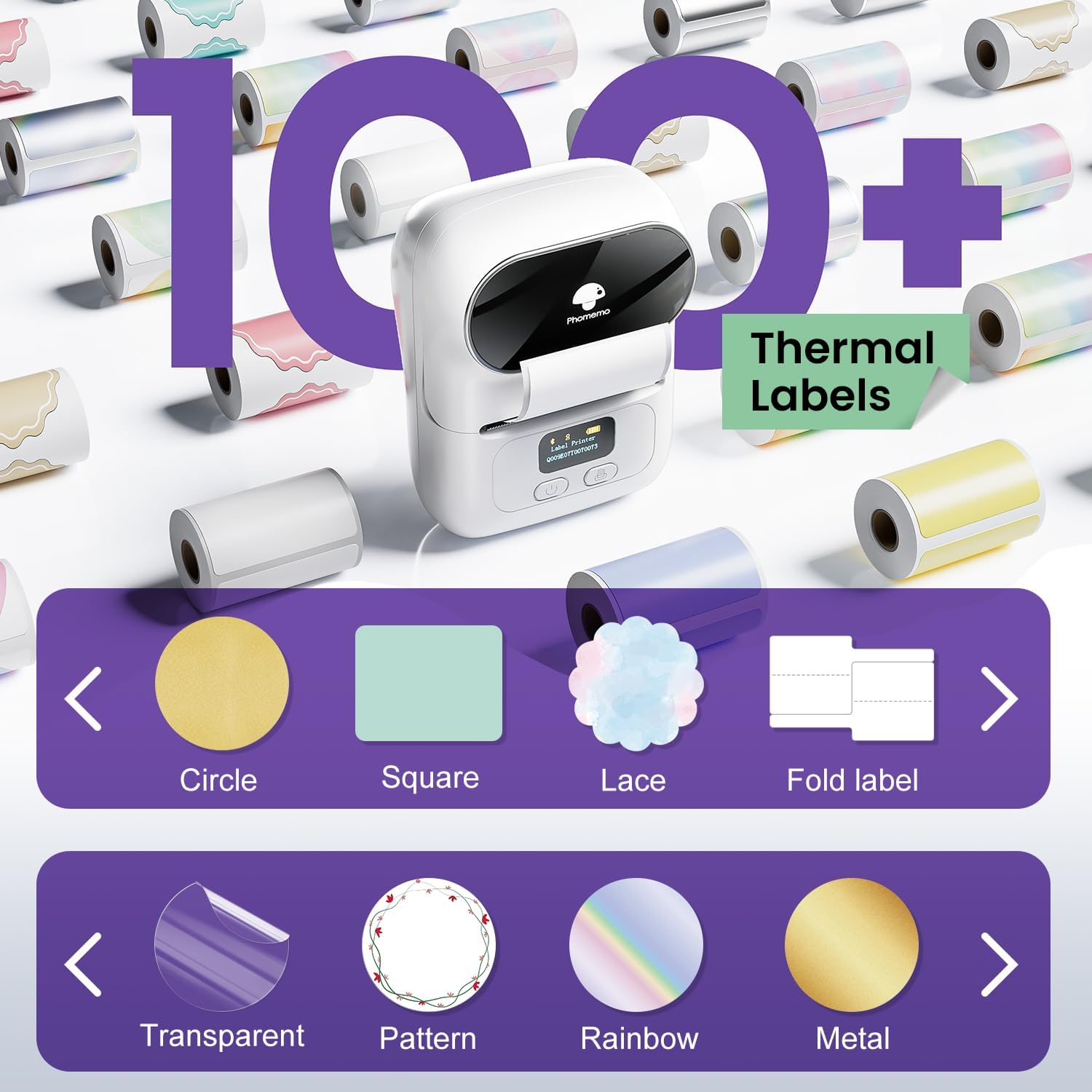 Thumbnail 4 de Phomemo M110 stampante etichette 51 mm 📇