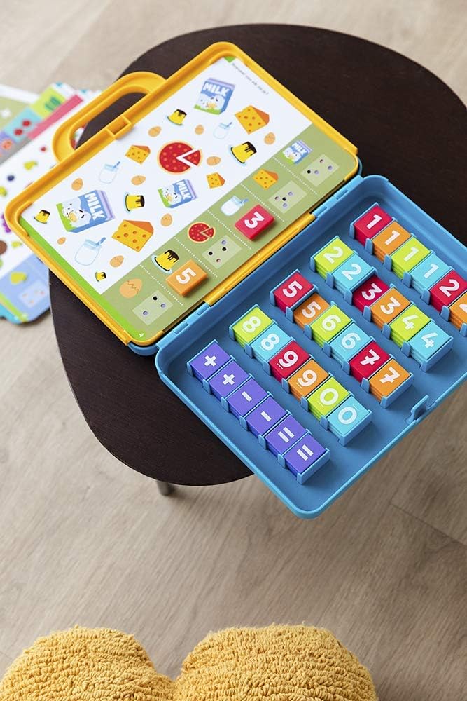 Detalle 1 de Jumbo Spiele 18078 Ich lerne rechnen – Lernspiel für Kinder ab 4 Jahren (2–4 Spieler)