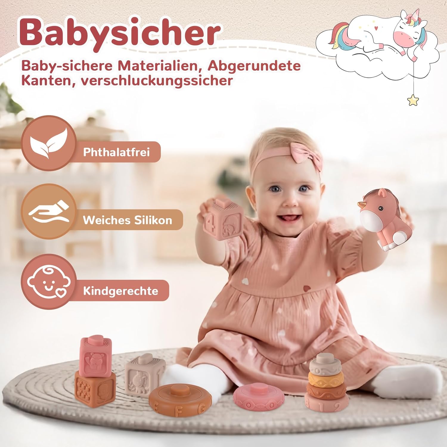 Thumbnail 5 de Montessori 5‑in‑1 Baby Spielzeug ab 6 Monaten