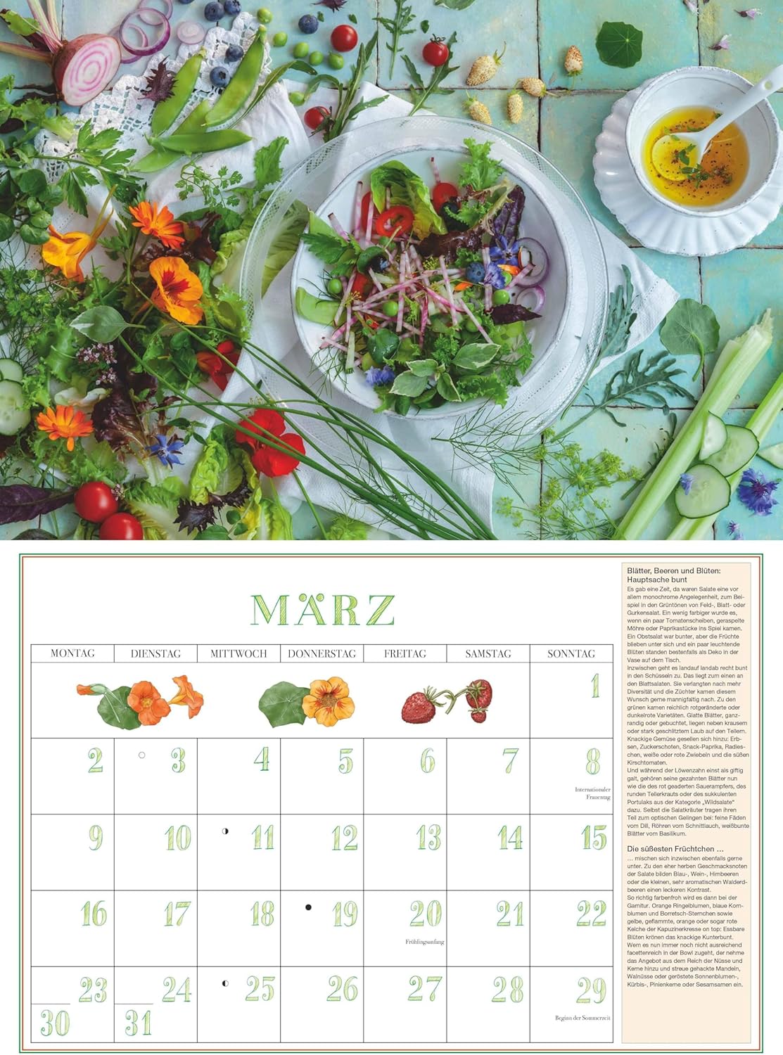 Thumbnail 2 de DUMONTS Aromatische Kräuter 2026 – Broschürenkalender 42 x 29 cm mit Rezepten, Texten & Farbfotografie für Kräuter- und Kochliebhaber